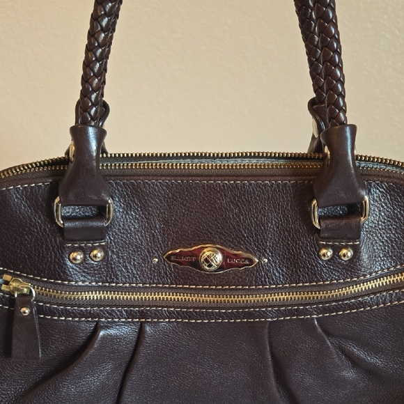 Elliott Lucca Leather Dark Brown Purse - Picture 13 of 16